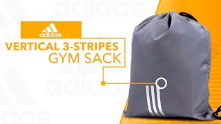 The Adidas Vertical 3 Stripe Gym Sack  A420 [upl. by Calida]