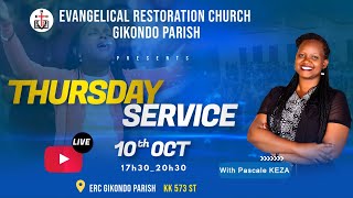 Thursday Service with Pascale KEZA  10 October 2024 [upl. by Mcnalley]