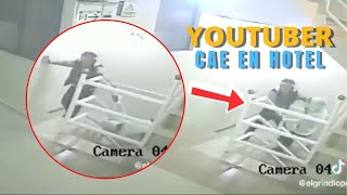 YOUTUBER Cae desde La ESCALERA de un Hotel [upl. by Christoph]