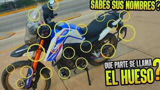 ✅ PARTES de una MOTO y ACCESORIOS Sus Nombres y Utilidad [upl. by Adnarem833]