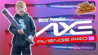 Hitting with the 2024 Axe Bat Avenge Pro 3  Youth Baseball Bat Review [upl. by Shelagh736]