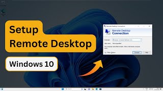 How to setup remote desktop windows 10 [upl. by Aitnahs]