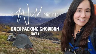 3 Wild Nights in the Mountains • A Snowdon Adventure • DAY 1 [upl. by Rosenquist]