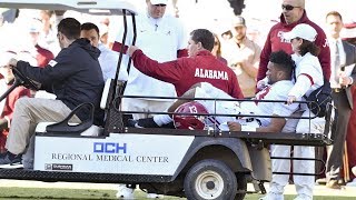 Tua Tagovailoa Injury FULL VIDEO  5 Alabama vs Mississippi State 2019 [upl. by Hartzke]