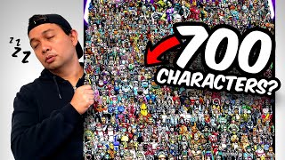 Drawing 700 FORTNITE CHARACTERS IN 100 HOURS STRAIGHT INSANE ART CHALLENGE [upl. by Reffineg]