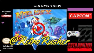 Mega Man X SNES  Boomer Kuwanger Stage No Commentary  Retrorusher  Part 8 [upl. by Milson676]