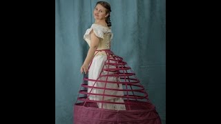 Making an elliptical crinoline timelapse [upl. by Ylyl]