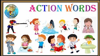 Action Words Parents must teach these quotTop 35 ACTION WORDSquot to their kidsKids Preschool Learning [upl. by Siahc]