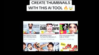 Top 10 best create thumbnail with ai tools  How to make create AI thumbnail [upl. by Sorvats]