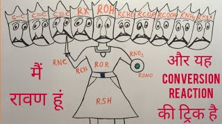 Conversion Reactions Ravan trick of conversion Reactions Flow chart for conversion Reactions [upl. by Enrobialc760]