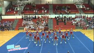 2010 ECOL Cheerleading Championships New Philadelphia Varsity [upl. by Hsekin]