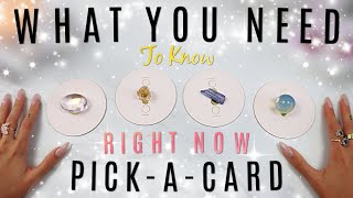 What You NEED To Hear Right Now • PICK A CARD • [upl. by Mercuri]