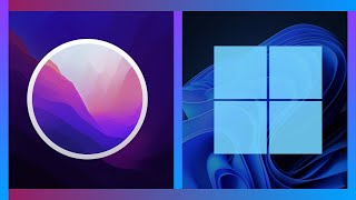 macOS Monterey vs Windows 11 Icons [upl. by Nymsaj]