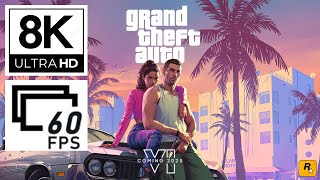 Grand Theft Auto VI Trailer 1 8K 60FPS Remastered [upl. by Aronek]