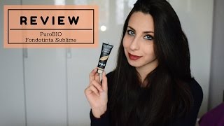 ♡Recensione e swatches  Fondotinta Sublime PuroBIO♡ [upl. by Hussar]