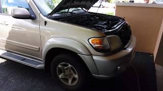 2000  2007 Toyota Sequoia alternator fuse 120 Amp replacement [upl. by Danialah101]