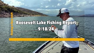 Roosevelt Lake Fishing Report 91824 [upl. by Strait]