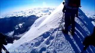 Strahlhorn Besteigung 4190m 2014 FullHD [upl. by Goldfinch]