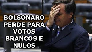 BOLSONARO PERDE PARA VOTOS BRANCOS E NULOS [upl. by Ielarol162]