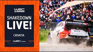 🔴 Shakedown LIVE  WRC Croatia Rally 2023 [upl. by Balch]