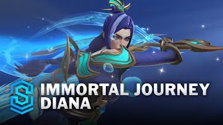 Immortal Journey Diana Wild Rift Skin Spotlight [upl. by Karole]