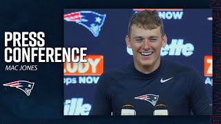 Mac Jones Talks First Home Victory  Press Conference [upl. by Yarg]