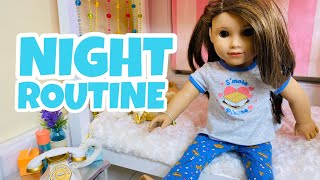 American Girl Night Routine With Joss  Girl of The Year [upl. by Hildebrandt426]