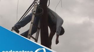 Muere hombre tras electrocutarse en Morelos [upl. by Noruq293]