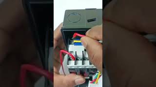 Magnetic Starter YCQ7 Installation for AC Contactor [upl. by Lazor]