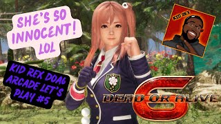 Kid Rex DOA 6 Arcade Lets Play 5 Honoka [upl. by Trudie]