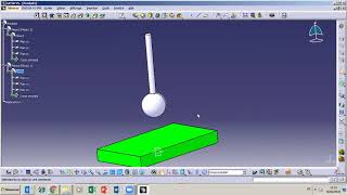 CATIA V5 Atelier ASSEMBLY DESIGN PARTIE 6 Liaison ponctuelle [upl. by Gerdi]