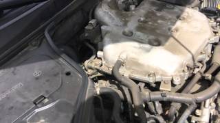 Infiniti G35 Crankshaft and Camshaft Position Sensor Code PO340 PO335 PO725 [upl. by Eeraj]