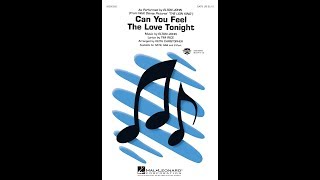 Can You Feel the Love Tonight from The Lion King SATB Choir  Arranged by Keith Christopher [upl. by Crofoot575]