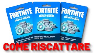 Come riscattare un Buono Regalo di Fortnite [upl. by Strep]