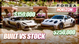 Forza Horizon 5  Built vs Stock NEW 992 GT3 RS [upl. by Nuajed709]