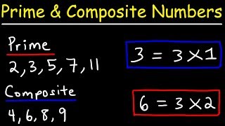 Prime Numbers and Composite Numbers [upl. by Grinnell]