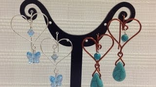 Dangling Heart Shape Earrings [upl. by Ennair295]