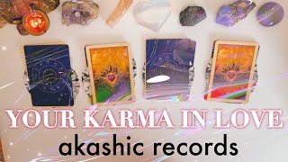 🪬❤️‍🔥Your KARMA in LOVE akashic records ❤️‍🔥📖 PICK A CARD [upl. by Nalac149]