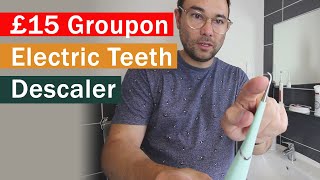 Cheap £15 Electric Ultrasonic Teeth Descaler Review [upl. by Romy]