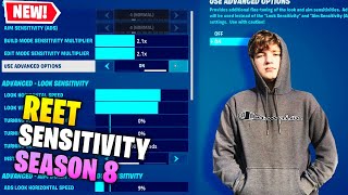 Reet New Controller Sensitivity Settings Season 8 [upl. by Bogosian]