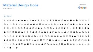 Material Icons for Adobe XD Free Download  How to Download and Use [upl. by Cynde881]