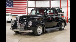 1940 Ford Coupe For Sale  Walk Around Video 9K Miles [upl. by Kapoor112]