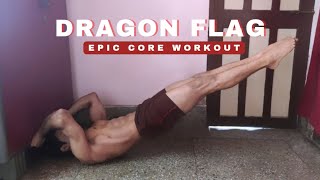 Learn DRAGON FLAG  Build Killer Abs And Core Strength  Beginners Calisthenics Tutorial [upl. by Harrat465]