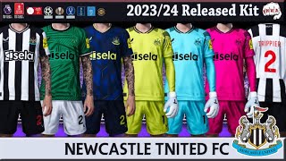 PES2021 Newcastle United FC 202324 Released Kit [upl. by Derayne]