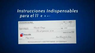 ¿Cómo llenar el nuevo formato de cheques [upl. by Millwater]