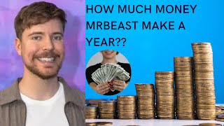 How Much Money MrBeast Makes A Year [upl. by Atiner]