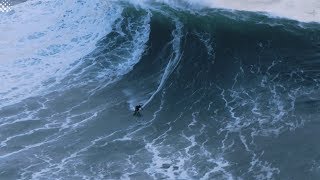 Jet ski driver completes incredible rescue of big wave surfer at Nazaré [upl. by Bennink]