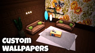 Bloxburg CUSTOM Wallpaper Tutorial [upl. by Rance999]