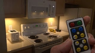 Brilliant Evolution Wireless LED Puck Light for Under Cabinet Lighting  Installation and Review [upl. by Pfosi]