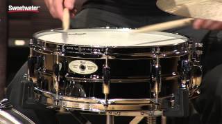 Pearl SensiTone Elite Brass Snare Drum Review by Sweetwater [upl. by Radmen]